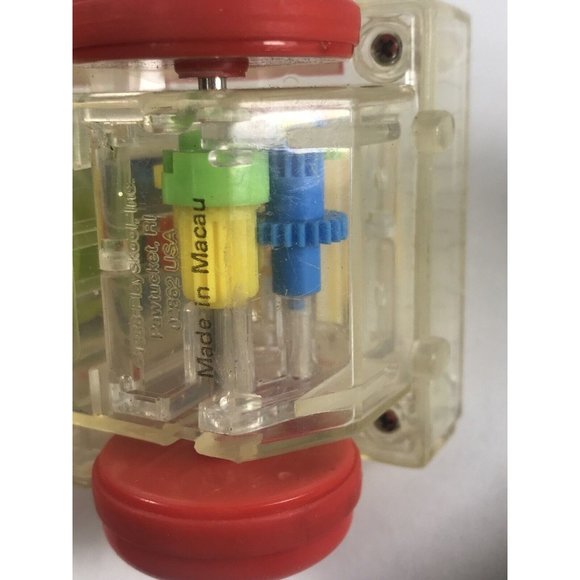 RARE Playskool Vintage 1988 Go Go Gears Race Car Vehicle Push and Go w Driver - Picture 8 of 12